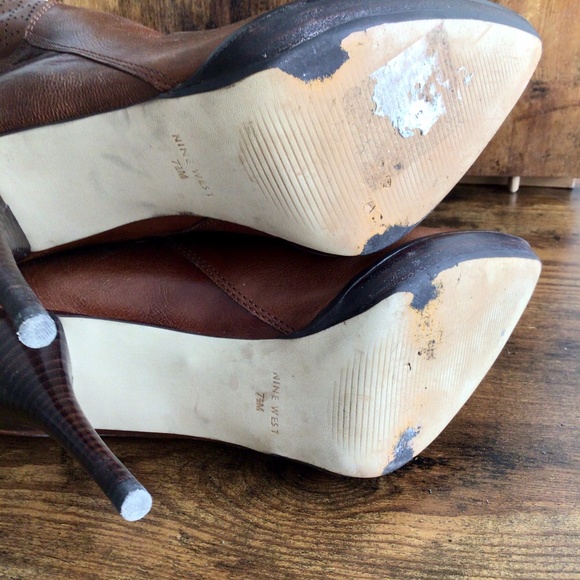 Nine West leather High Heels Boots - Picture 2 of 7